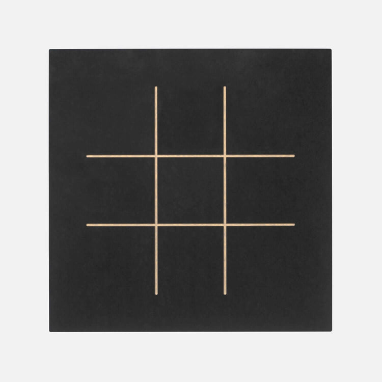 Epicurean Tic-Tac-Toe Board in Slate and Natural
