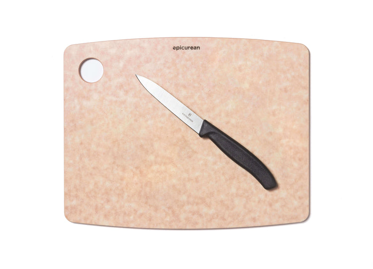 Epicurean Kitchen Series in Natural perfectly paired with a Victorinox Paring Knife