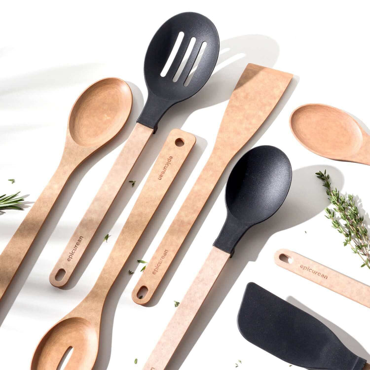 A group shot of our various utensil lines on a white background
