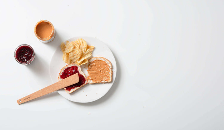 Epicurean Cool Tool in Natural being used to create an epic PB&J
