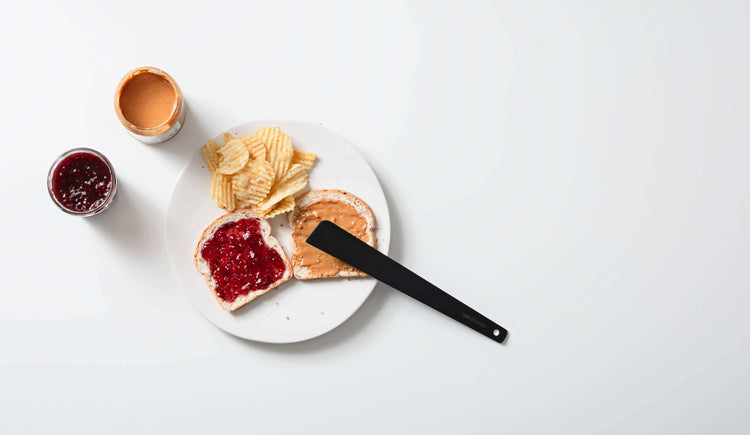 Epicurean Cool Tool in Slate being used to create an epic PB&J