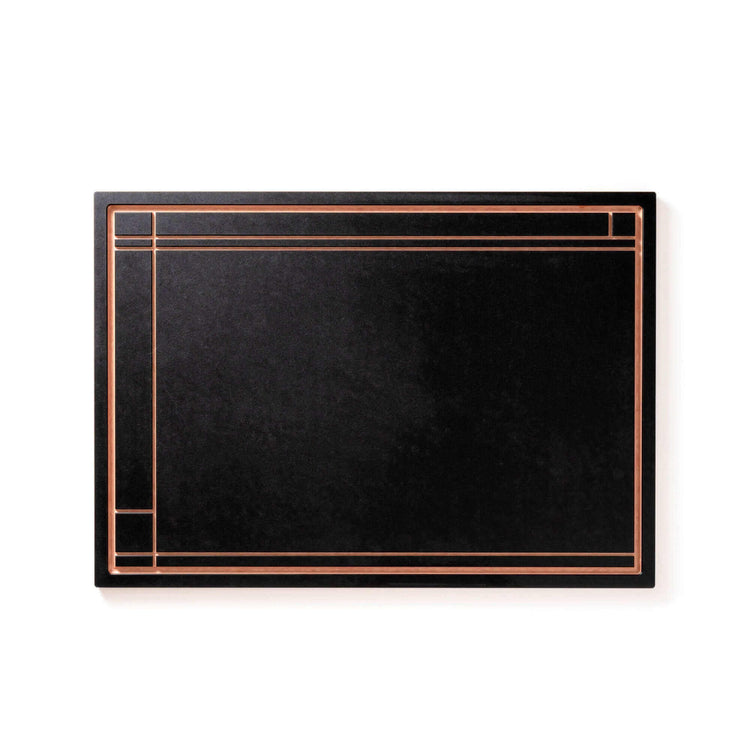 The Frank Lloyd Wright Large Cut and Serve Board in Slate/Natural