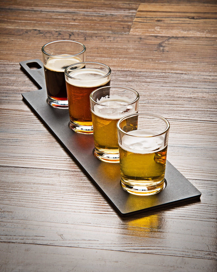 Flight Server Large with assorted beer tastings