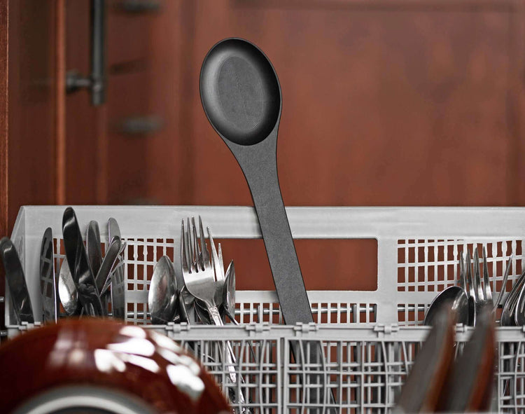 Kitchen Series Medium Spoon in Slate in a dishwasher