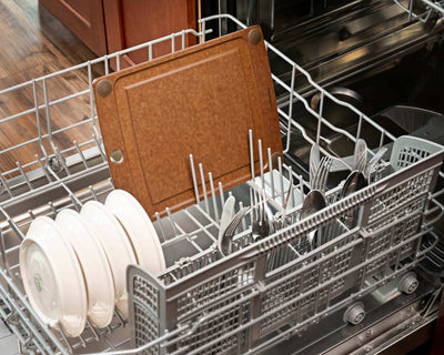 All-in-One Nutmeg Cutting Board Size 12x9 in Dishwasher