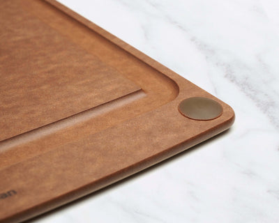 All-in-One Cutting Board Nutmeg Foot Detail